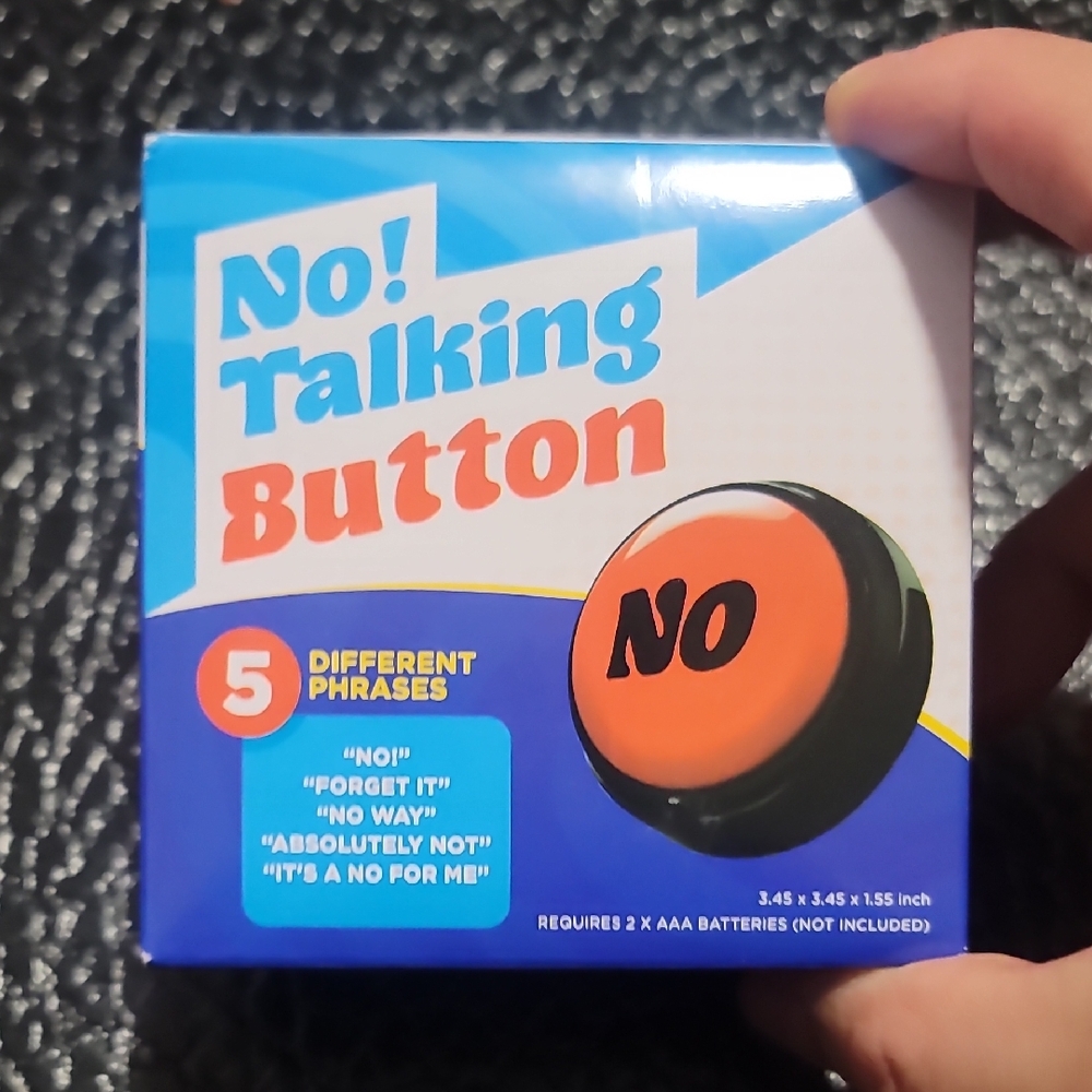 No! Talking Button with 5 Phrases